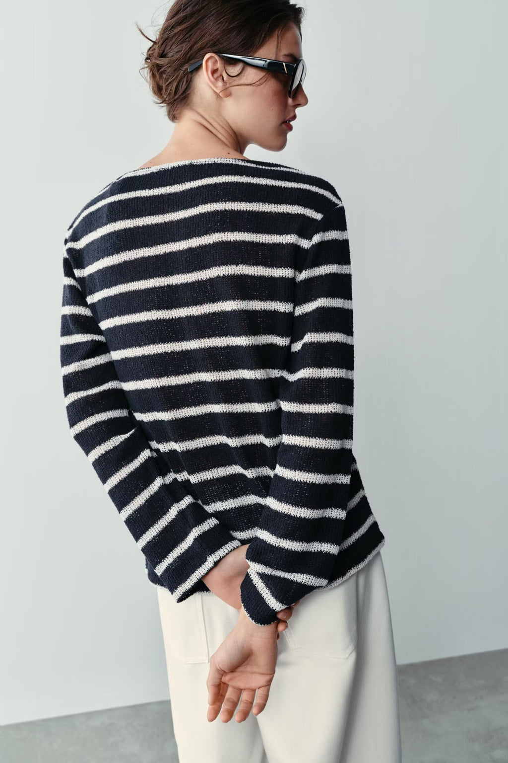 Striped Knit Sweater