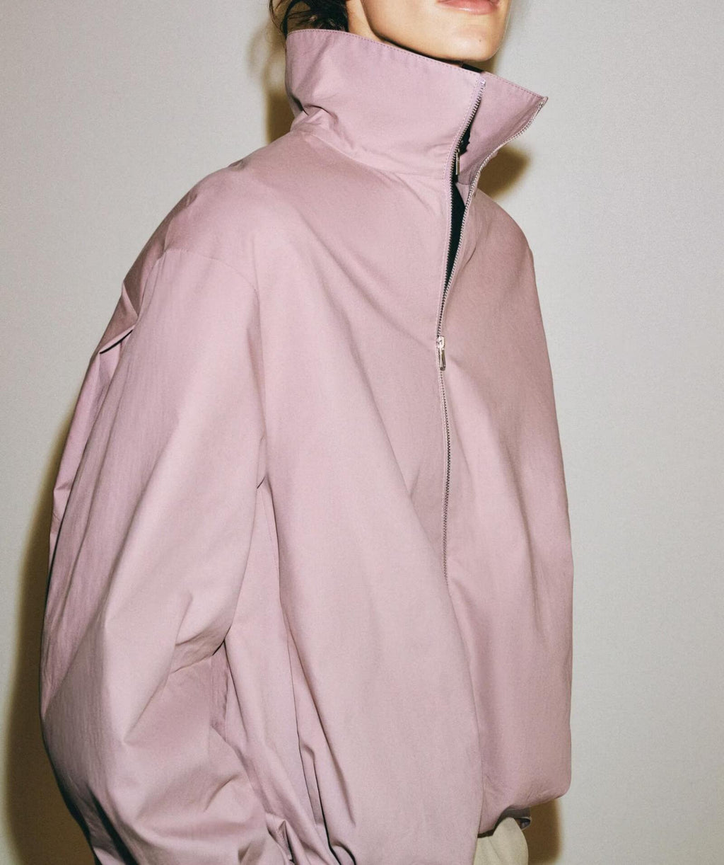 Early Autumn Turtleneck Bomber Jacket