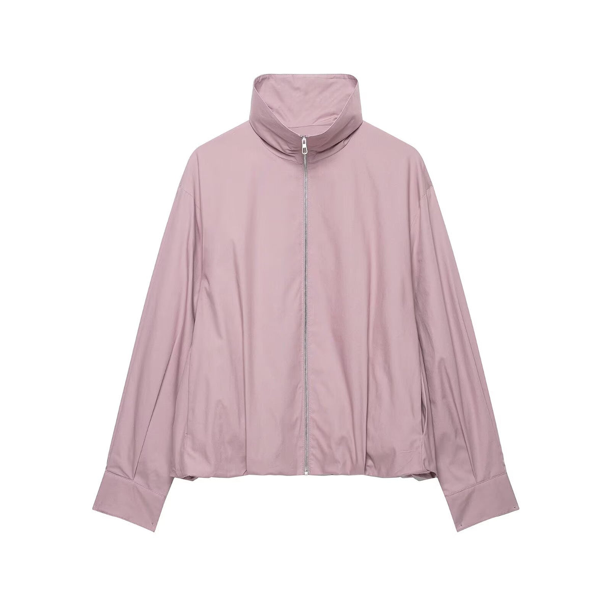 Early Autumn Turtleneck Bomber Jacket