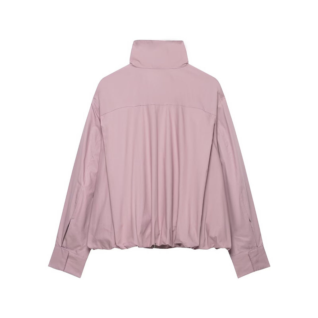 Early Autumn Turtleneck Bomber Jacket