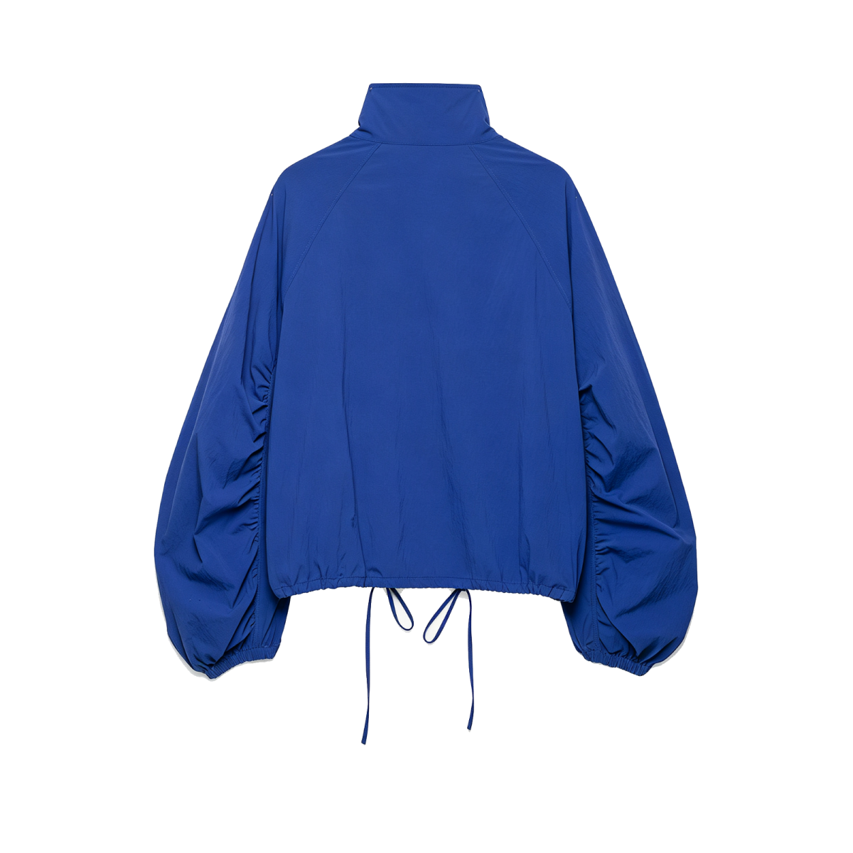 Stand-Collar Button Short Jacket