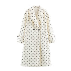 Beige with polka dots