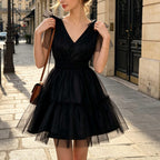 Women's Summer Strap French Romantic Pettiskirt Dress