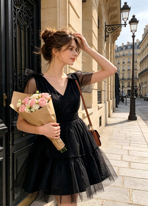 Summer Strap French Romantic Pettiskirt Dress