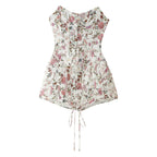 Women's Floral Strapless Tube Dress