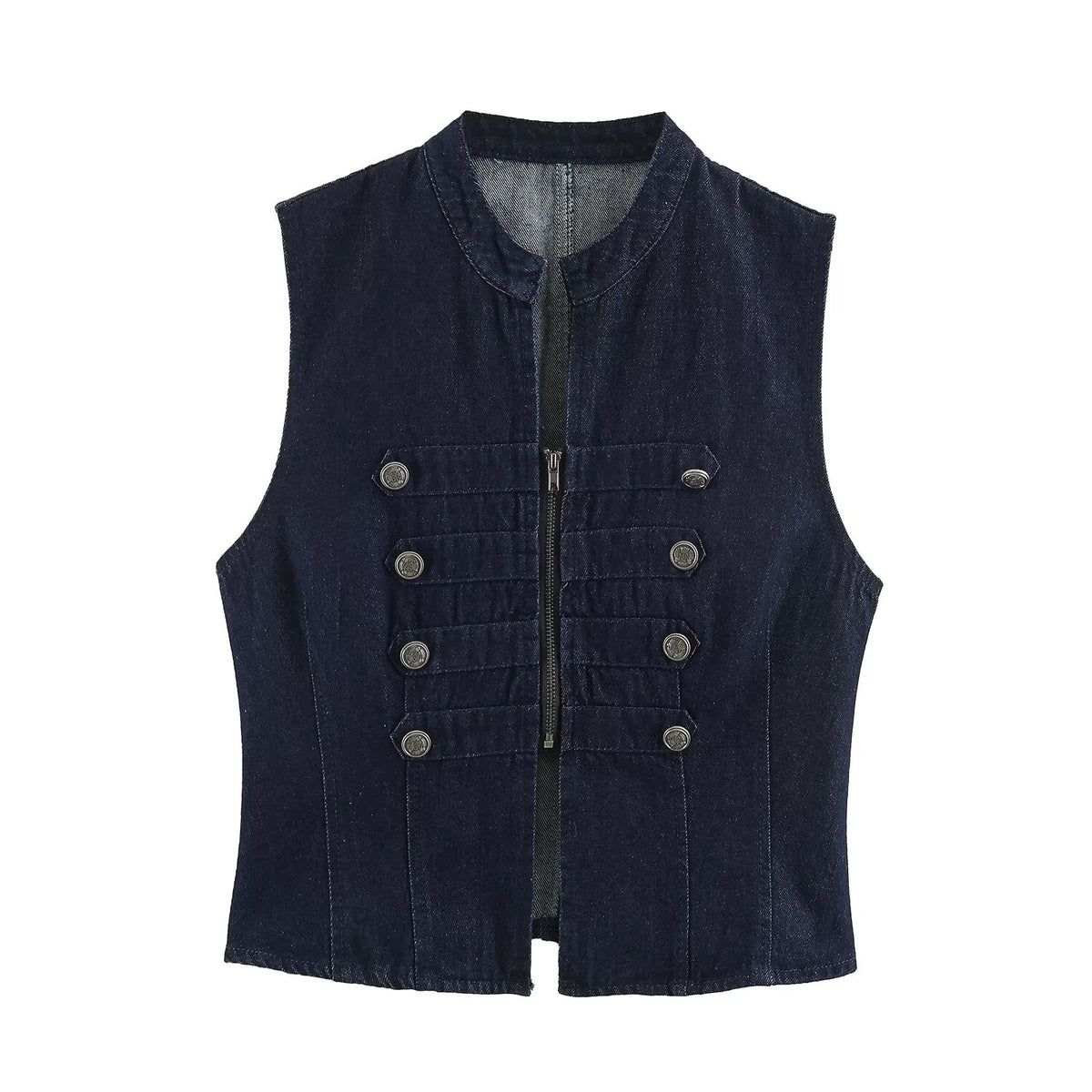 Women's Vest & A-Line Skirt Two-Piece Set