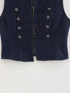 Women's Vest & A-Line Skirt Two-Piece Set