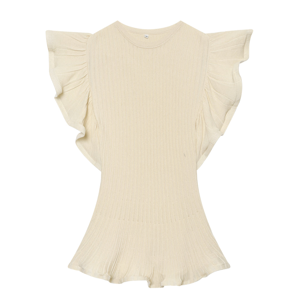 Women's Wave-Trim Knit Top