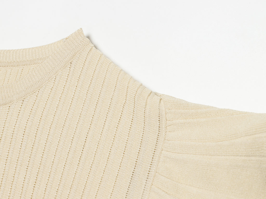 Women's Wave-Trim Knit Top
