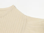 Women's Wave-Trim Knit Top