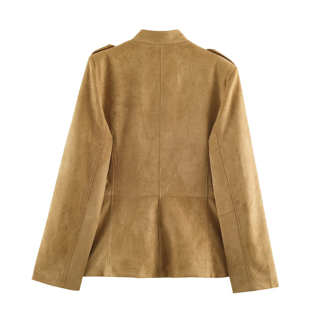 Women's Suede Strap-Detail Jacket