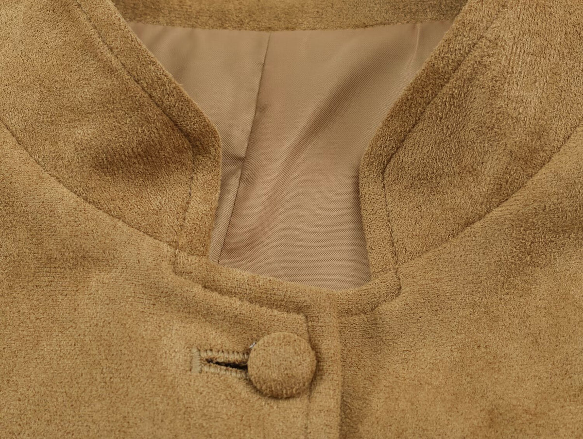 Women's Suede Strap-Detail Jacket