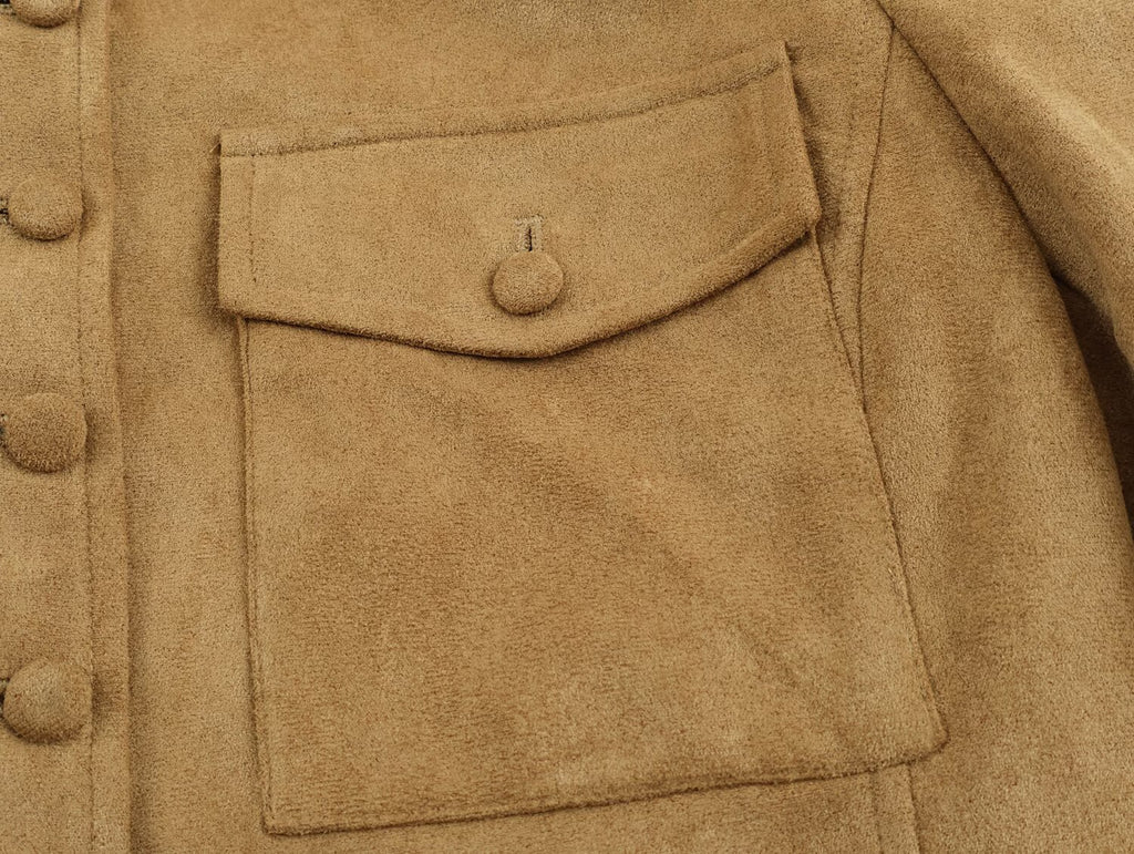 Women's Suede Strap-Detail Jacket