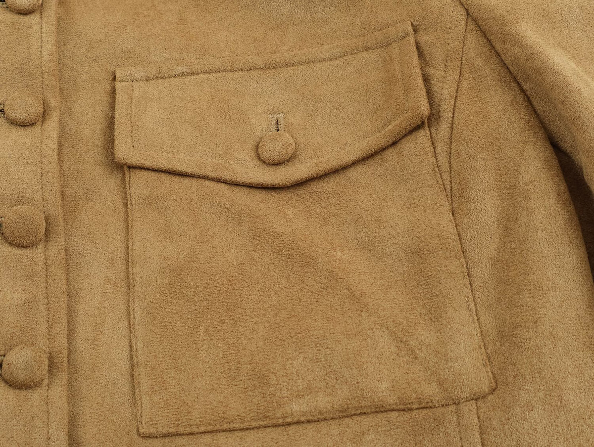 Women's Suede Strap-Detail Jacket