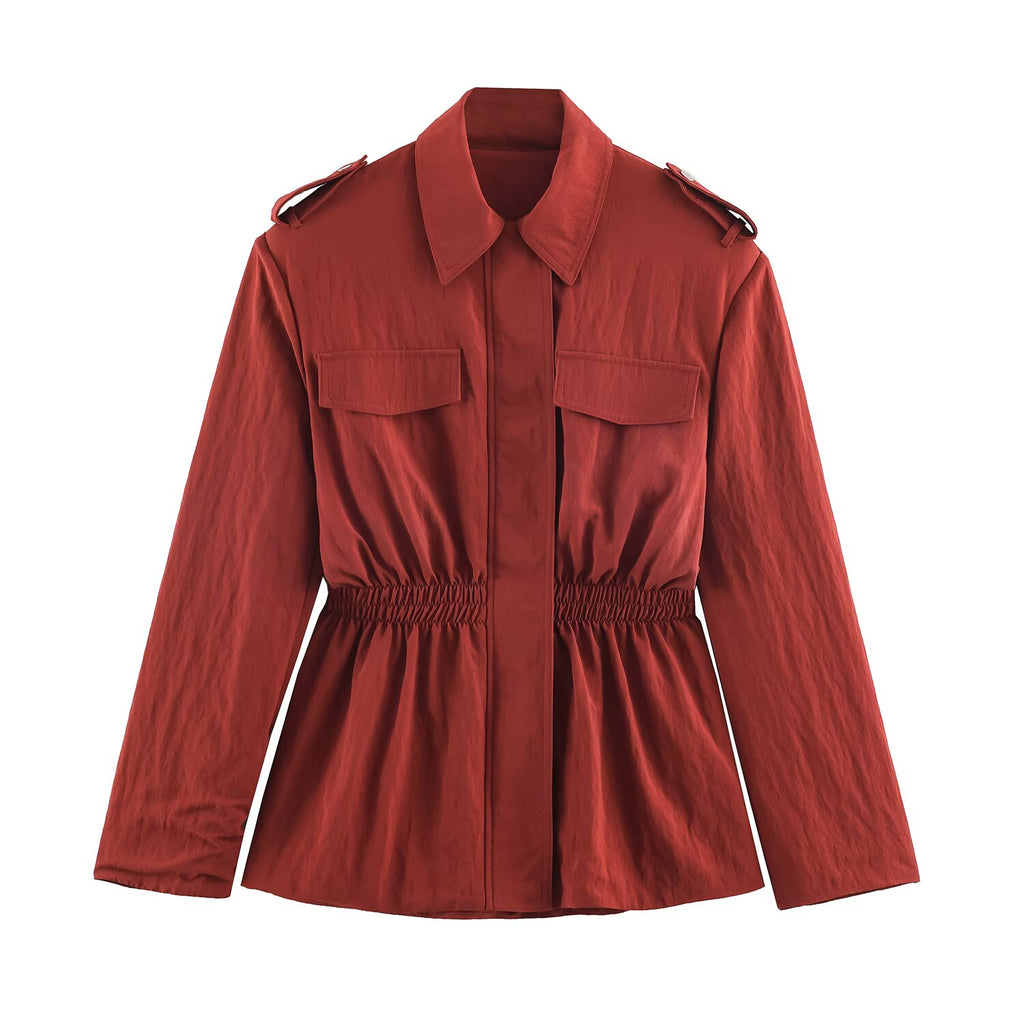 Women's Safari Jacket & Trousers Two-Piece Set