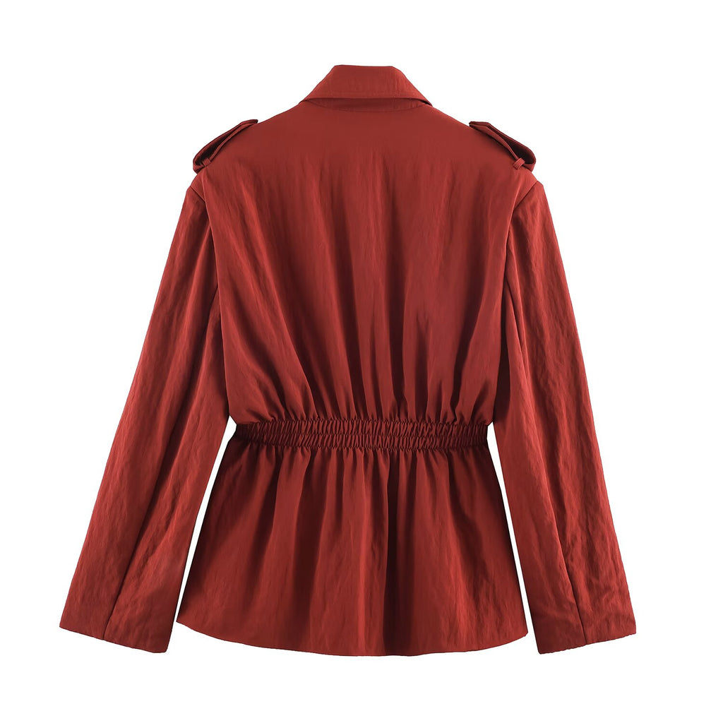 Women's Safari Jacket & Trousers Two-Piece Set