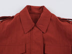 Women's Safari Jacket & Trousers Two-Piece Set