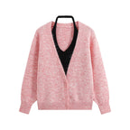 Women's Double-Layer Knit Coat