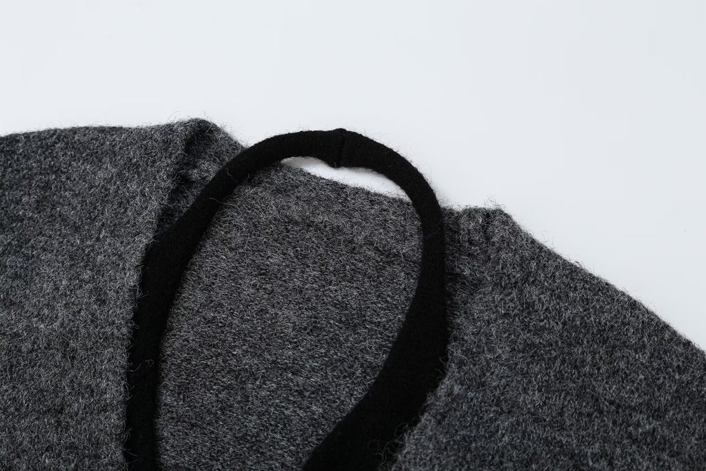 Women's Double-Layer Knit Coat