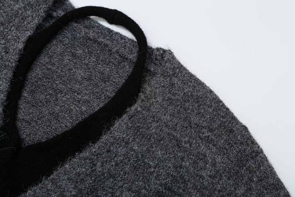Women's Double-Layer Knit Coat
