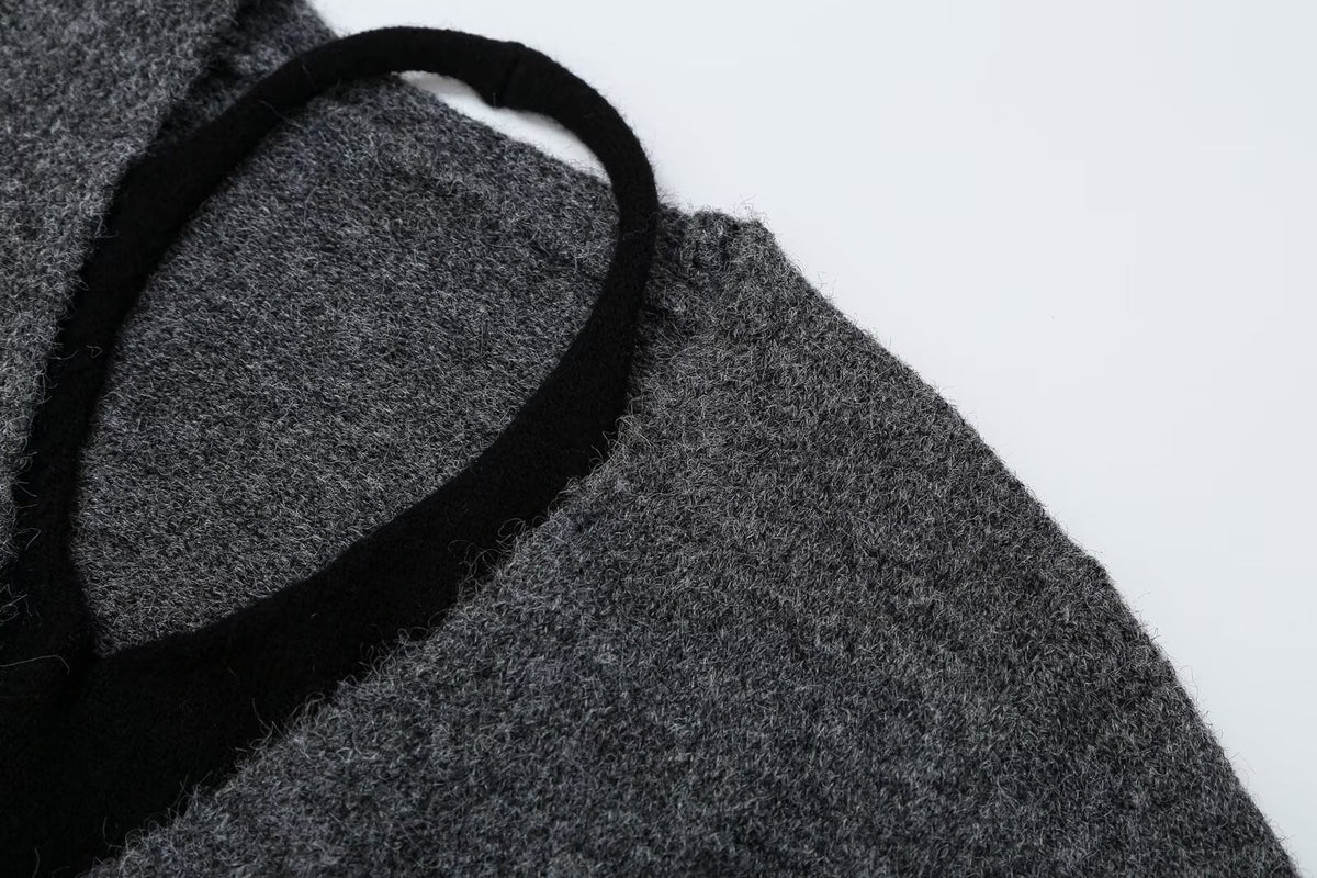 Women's Double-Layer Knit Coat