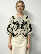 Women's Five-Button Knit Cardigan