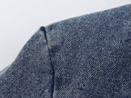 Women's Stand Collar Short Denim Jacket