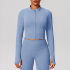 Women's Quick-Dry Zip-Up Yoga Jacket