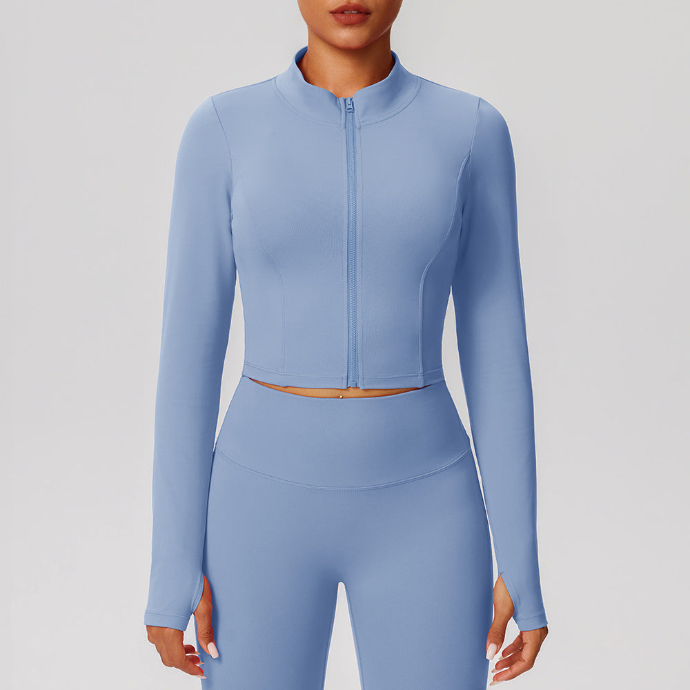 Women's Quick-Dry Zip-Up Yoga Jacket