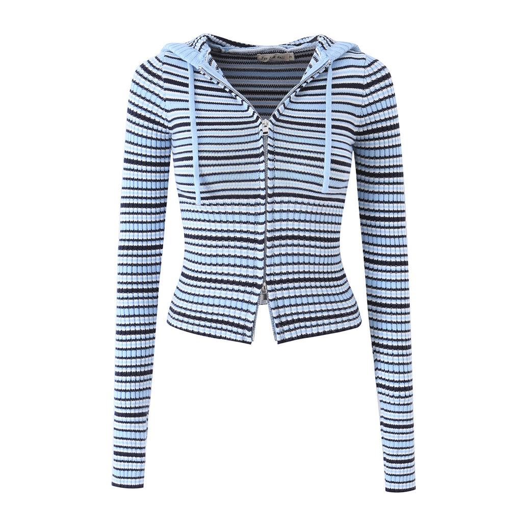 Blue Striped Coat