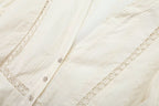 Women's Lace-Embroidered Romantic Blouse