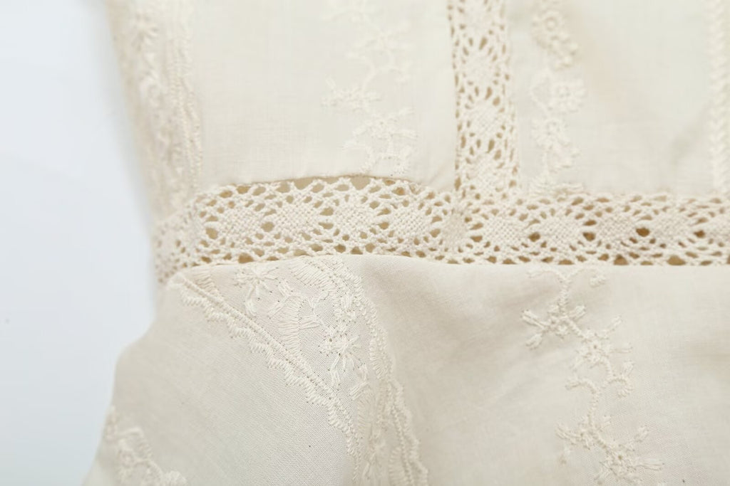 Women's Lace-Embroidered Romantic Blouse