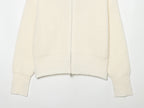 Women's Double-Zip Stand-Collar Sweater Coat