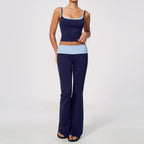 Women's High-Waist Yoga Vest & Pants Set
