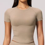 Women's Seamless Quick-Dry Yoga Running Jacket