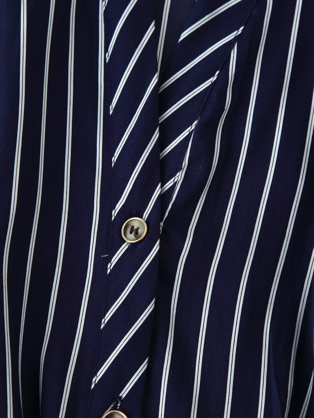 Women's Half Sleeve Polo Collar Stripes Dress