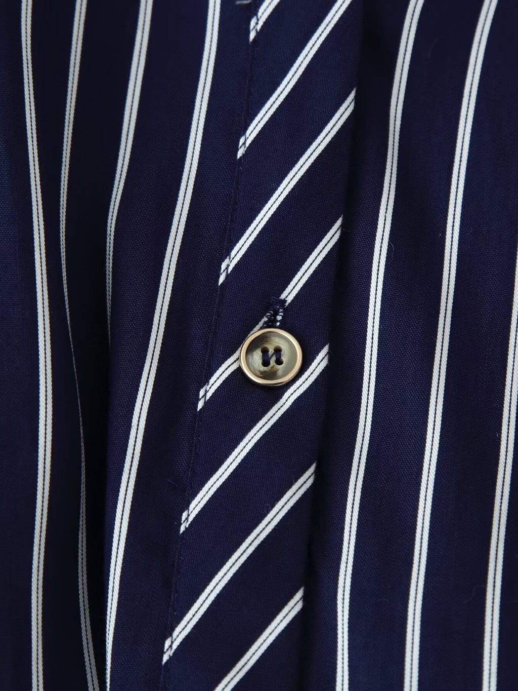 Women's Half Sleeve Polo Collar Stripes Dress