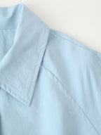 French Collared Breasted Waistband Trench