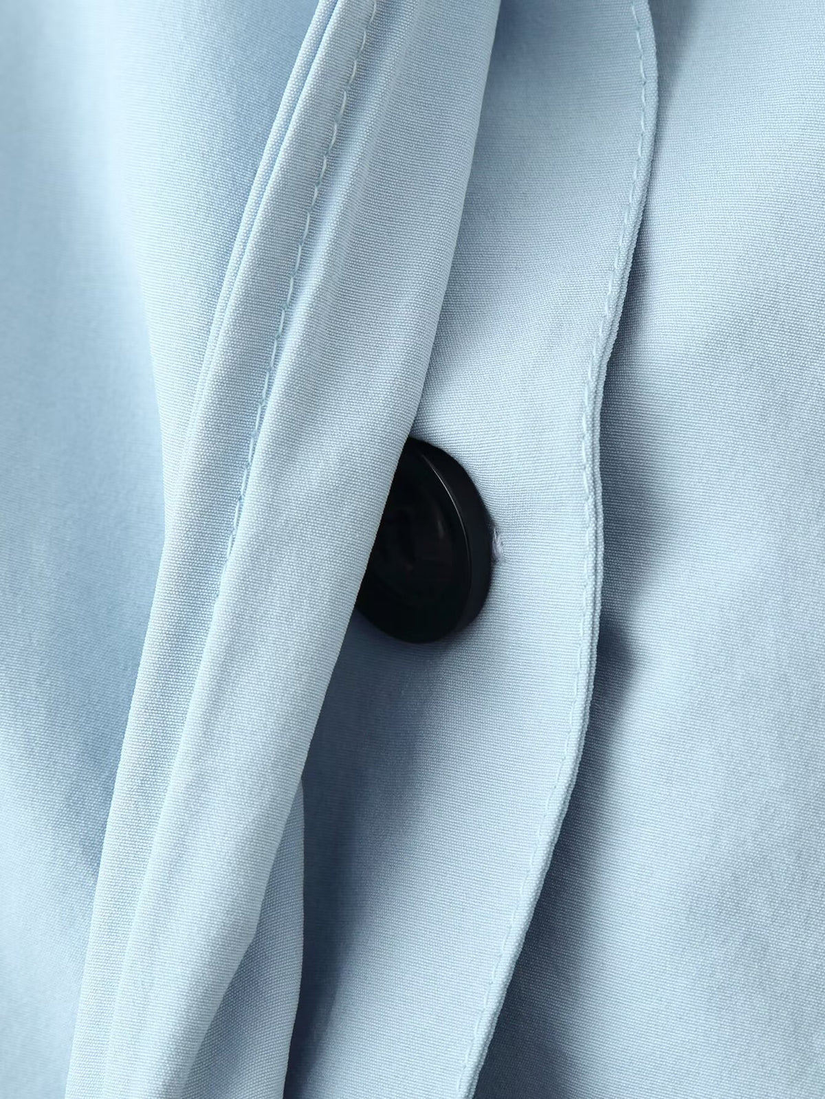 French Collared Breasted Waistband Trench