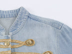 Women's Fall Long Sleeved Denim Jacket
