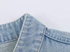 Women's Fall Long Sleeved Denim Jacket