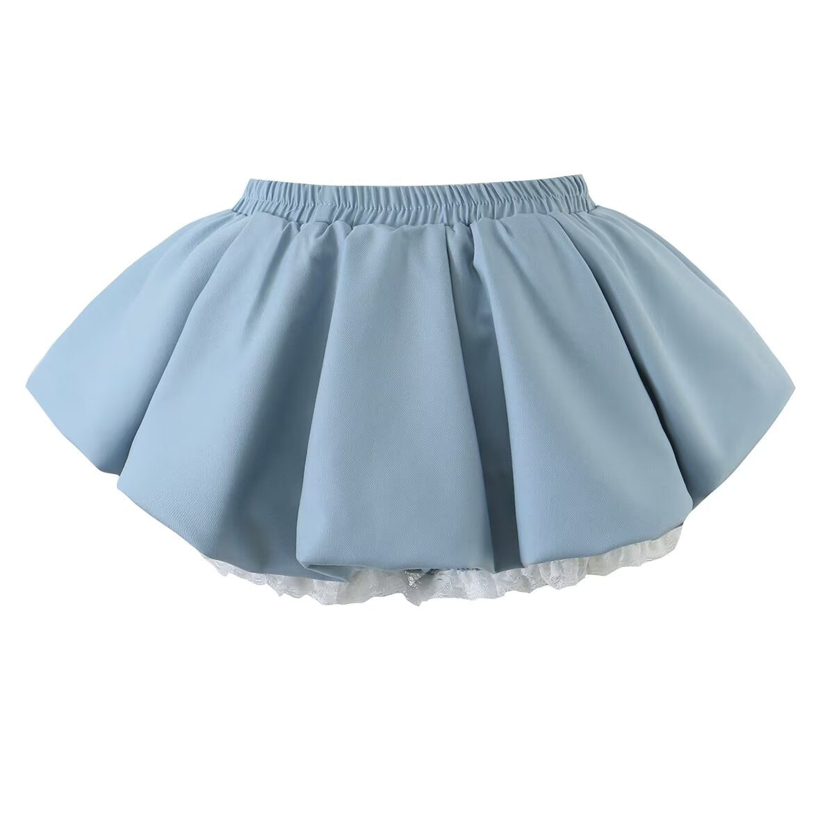 's Bud Skirt Low Waist Skirt Anti Exposure Girl With Underpants Pleated