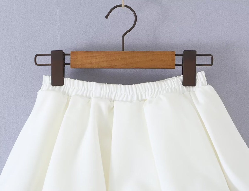 's Bud Skirt Low Waist Skirt Anti Exposure Girl With Underpants Pleated