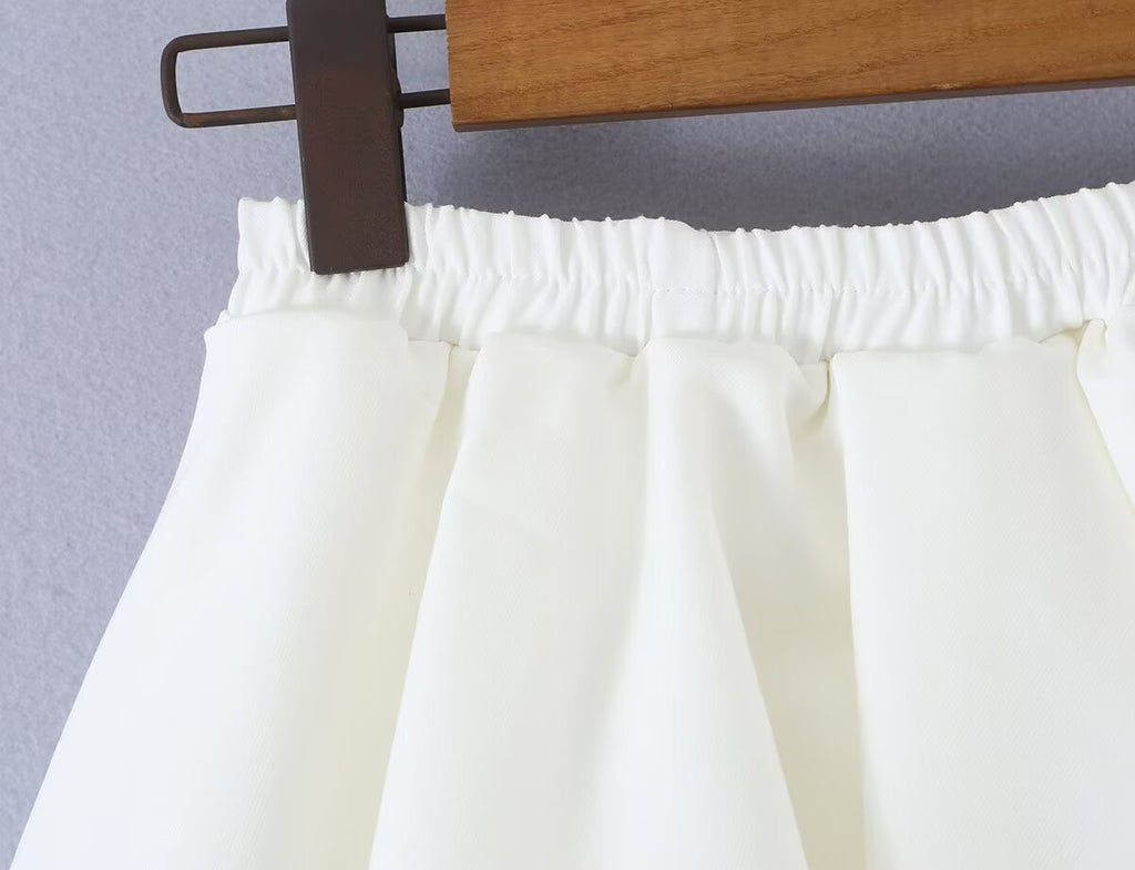 's Bud Skirt Low Waist Skirt Anti Exposure Girl With Underpants Pleated