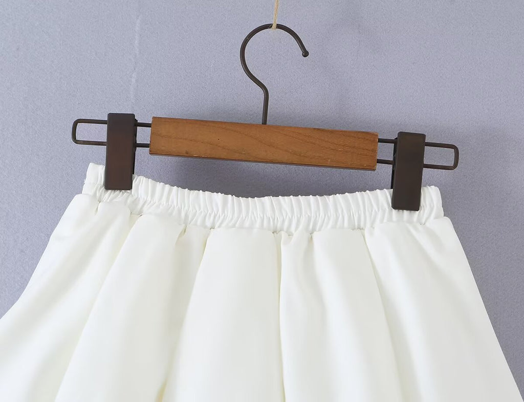 's Bud Skirt Low Waist Skirt Anti Exposure Girl With Underpants Pleated
