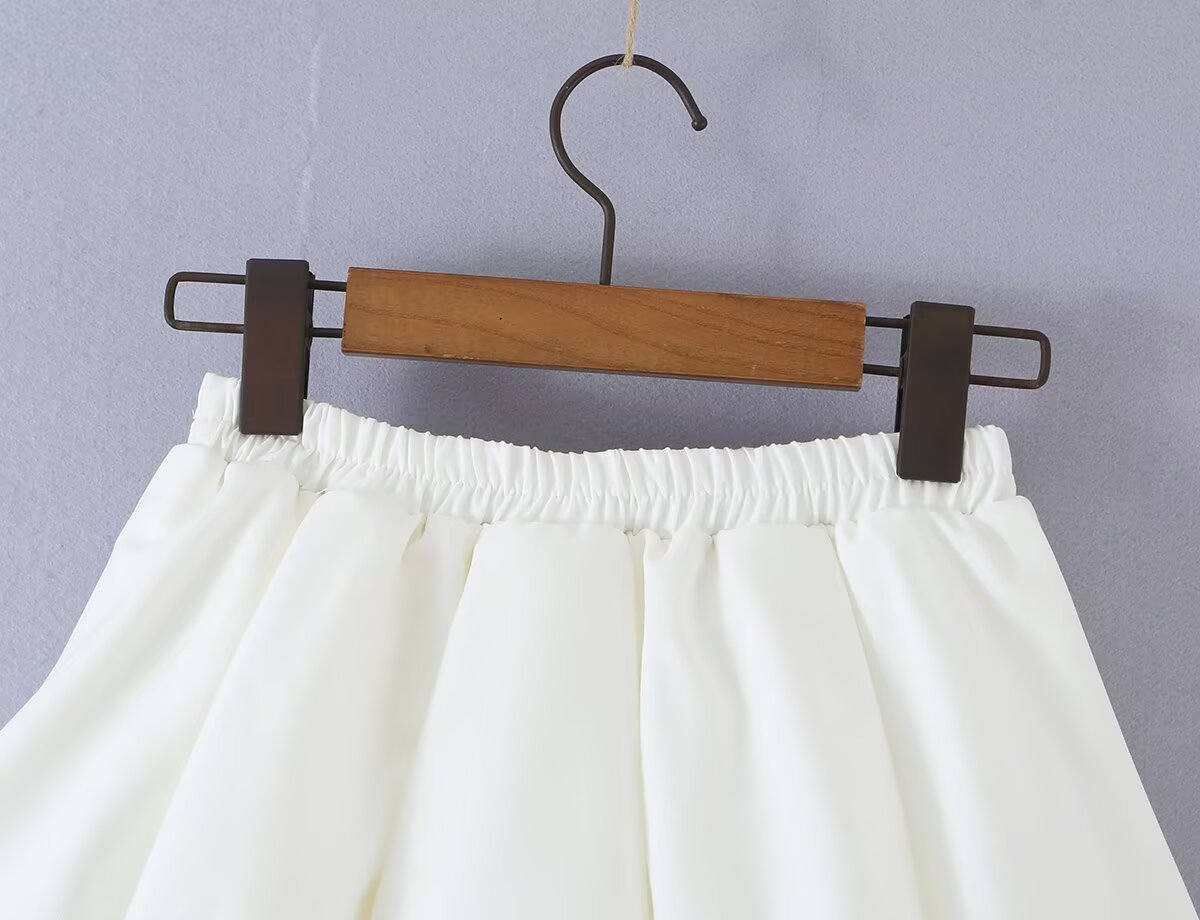 's Bud Skirt Low Waist Skirt Anti Exposure Girl With Underpants Pleated