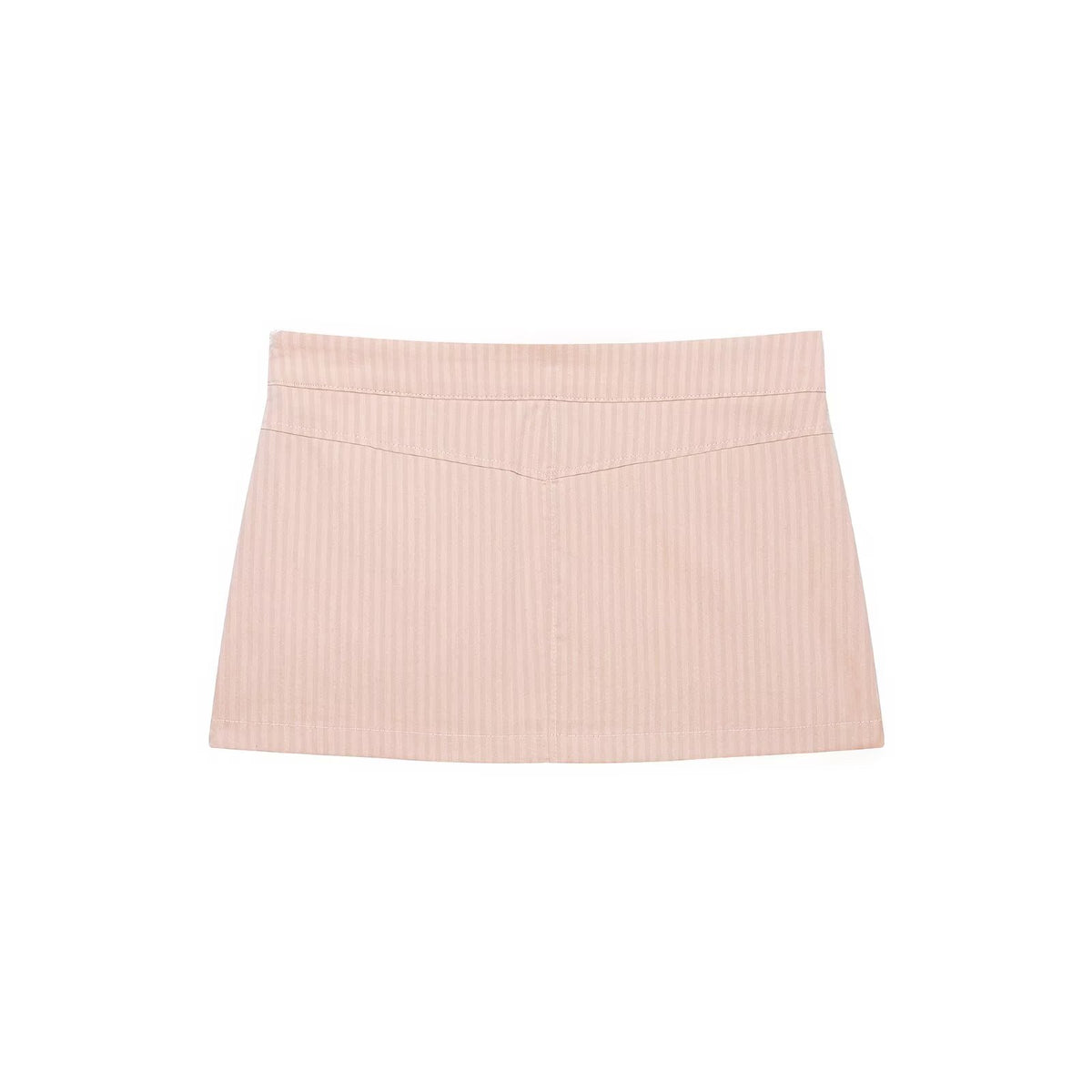 Women's Striped Low-Rise Slim-Fit Skirt