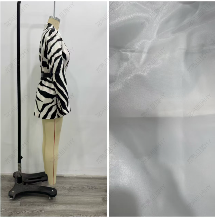 Women's Zebra-Pattern Belted Short Blazer