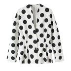 Women's Backless Polka-Dot Blazer