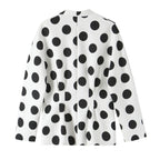 Women's Backless Polka-Dot Blazer